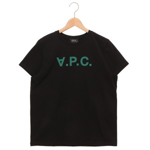 アーペーセー Tシャツ カットソー ブラック グリーン レディース APC F26944 COBQX TZH