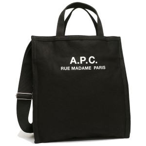 アーペーセー トートバッグ ショルダーバッグ 2WAY ブラック メンズ レディース APC CODBM H61318 LZZ A4対応