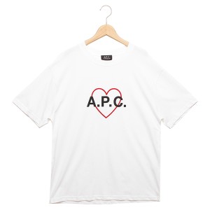 アーペーセー Tシャツ カットソー トップス 半袖カットソー ホワイト レディース APC M26117 COEIO AAB