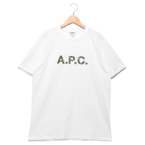 アーペーセー Tシャツ カモ リバティ 半袖カットソー トップス ホワイト メンズ APC H26233 COFDW AAB