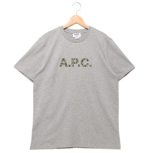 アーペーセー Tシャツ カモ リバティ 半袖カットソー トップス グレー メンズ APC H26233 COFDW PLB