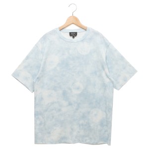 アーペーセー Tシャツ トップス 半袖カットソー ブルー メンズ APC COGDP H26204 IAB