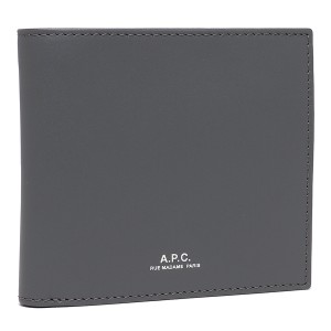 アーペーセー 二つ折り財布 グレー メンズ APC H63340 PXAWV IAC