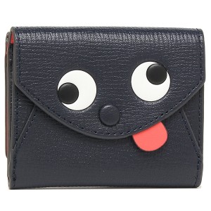 アニヤハインドマーチ 三つ折り財布 ミニ財布 ネイビー レディース ANYA HINDMARCH 5050925142816