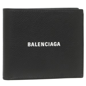 バレンシアガ 財布 二つ折り財布 メンズ BALENCIAGA 594315 1IZI3 1090 ブラック