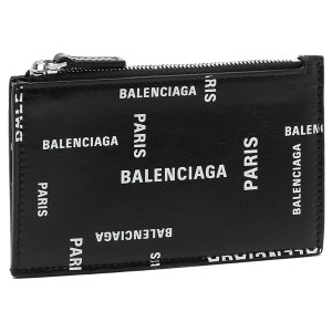 バレンシアガ カードケース フラグメントケース コインケース ブラック ホワイト メンズ BALENCIAGA 640535 2AAOC 1097