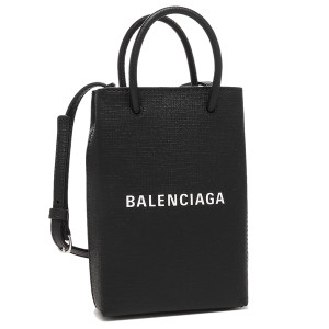 バレンシアガ ショルダーバッグ ハンドバッグ ロゴ ブラック レディース BALENCIAGA 7577730 AI2N 1000