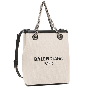 バレンシアガ ショルダーバッグ ハンドバッグ ホワイト ブラック レディース BALENCIAGA 761303 2AAOK 9260