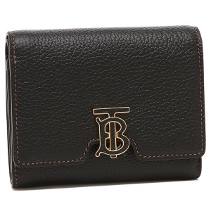 バーバリー 三つ折り財布 TBコンパクトウォレット コンパクト財布 ブラック レディース BURBERRY 8049217 A1189