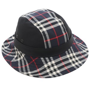 バーバリー ハット 帽子 バケットハット ネイビー メンズ レディース BURBERRY 8058583 A1960