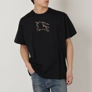 バーバリー Tシャツ カットソー ブラック メンズ BURBERRY 8070681 A1189