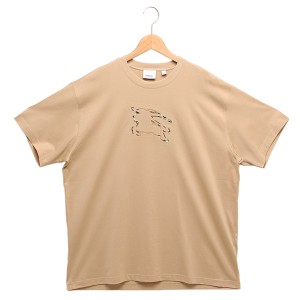 バーバリー Tシャツ カットソー 半袖カットソー トップス ベージュ メンズ BURBERRY 8072703 A7405