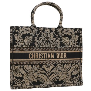 クリスチャンディオール トートバッグ オブリーク エンブロイダリー Lサイズ ベージュ レディース Christian Dior M1286 ZMDR 03CU A4対