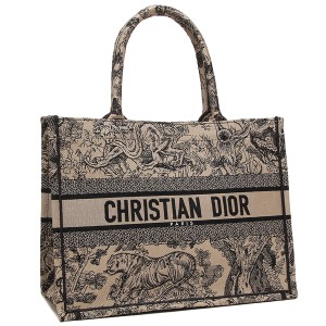 クリスチャンディオール トートバッグ ブックトート Mサイズ マルチカラー レディース Christian Dior M1296 ZTDT 16E A4対応