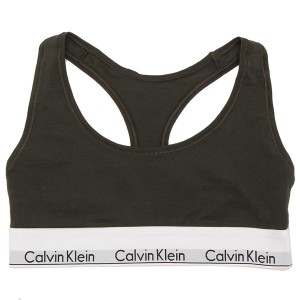 カルバンクライン ブラジャー ブラレット モダン コットン カーキ レディース CALVIN KLEIN F3785 304