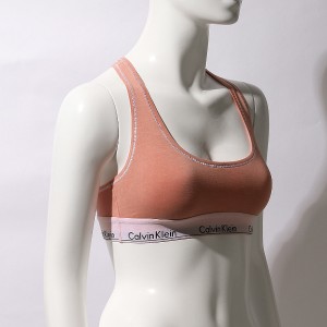 Calvin Klein This Is Love Modern Cotton unlined triangle bralet in