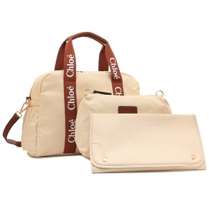 クロエ ボストンバッグ ショルダーバッグ マザーズバッグ チェンジングバッグ ベージュ ブラウン レディース CHLOE C20190 148 A4対応