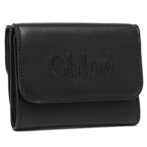 クロエ 三つ折り財布 クロエセンス ミニ財布 ブラック レディース CHLOE CHC23AP874I10 001