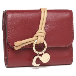 クロエ 三つ折り財布 アルファベット ミニ財布 レッド レディース CHLOE CHC22SP945G39 616【返品OK】