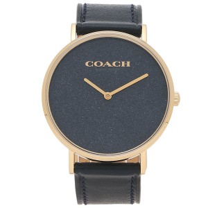 コーチ レディース 時計 ペリー 36mm クォーツ ネイビー ネイビー COACH 14504078 レザー