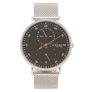 コーチ メンズ 時計 腕時計 CHARLES 41MM COACH 14602477 ブラック シルバー