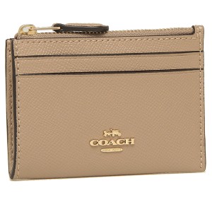 コーチ コインケース パスケース アウトレット レディース COACH 88250 IMTAU ベージュ