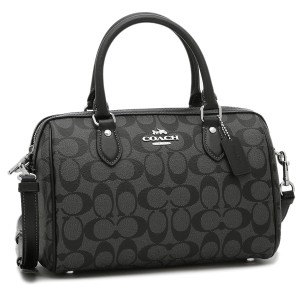 コーチ アウトレット ショルダーバッグ シグネチャー ブラック グレー レディース COACH CH280 SVTSQ