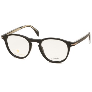 デビッドベッカム メガネフレーム 眼鏡フレーム インターナショナルフィット ブラック ゴールド メンズ DAVID BECKHAM 1018 003