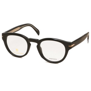 デビッドベッカム メガネフレーム 眼鏡フレーム インターナショナルフィット ブラック ゴールド メンズ DAVID BECKHAM 7114 807