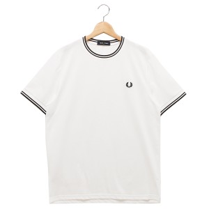 フレッドペリー Tシャツ カットソー ツイン ティップTシャツ クルーネック ホワイト メンズ FRED PERRY M1588 100