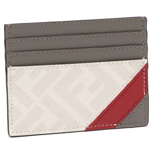 フェンディ カードケース ホワイト マルチ メンズ FENDI 7M0164 AJF8 F1IK2