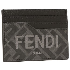 フェンディ カードケース ロゴ ブラック メンズ FENDI 7M0333 AJJ5 F0GXN