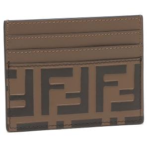 フェンディ カードケース FFロゴ ブラウン メンズ レディース FENDI 8M0445 AAFM F13VK