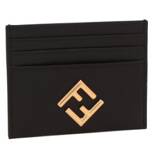 フェンディ パスケース カードケース FFダイヤモンド ブラック レディース FENDI 8M0445 ALWA F0KUR