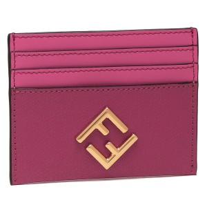 フェンディ パスケース カードケース FFダイヤモンド ピンク レディース FENDI 8M0445 ALWA F1N1E