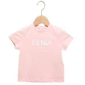 フェンディ 子供服 Tシャツ ピンク キッズ ベビー FENDI BUI054 7AJ F16WG