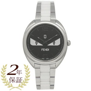【2年保証】フェンディ 時計 レディース 腕時計 メンズ FENDI F216031104D1 シルバー ブラック