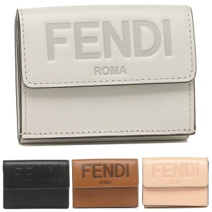 FENDI マイクロトリフォードウォレットグレー