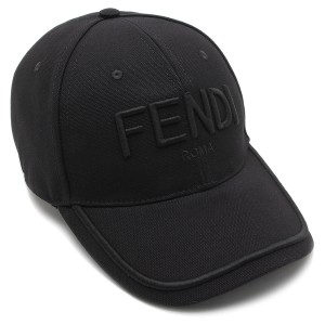 フェンディ 帽子 キャップ 調整ストラップ ブラック メンズ FENDI FXQ969 APWK F0QA1