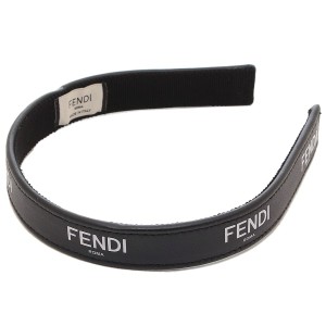 フェンディ ヘアアクセサリー ヘアバンド ブラック レディース FENDI FXQ978 ANDR F0QA1