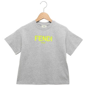 フェンディ Tシャツ グレー キッズ 子供服 レディース FENDI JUI137 7AJ F1L12