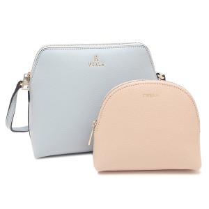 フルラ ショルダーバッグ カメリア ポーチ セット ミニサイズ ブルー ベージュ レディース FURLA WE00454 ARE000 0924S CAMELIA MINI CRO