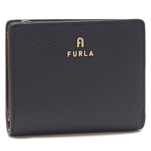 フルラ 二つ折り財布 カメリア ミニ財布 ネイビー レディース FURLA WP00307 HSF000 2676S WP00307HSF0002676S