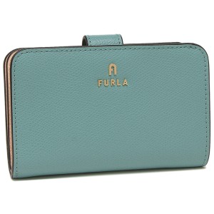 フルラ 二つ折り財布 カメリア ブルー ベージュ レディース FURLA WP00314 ARE000 2718S