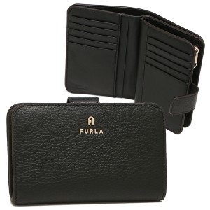 フルラ 二つ折り財布 カメリア Mサイズ ブラック レディース FURLA WP00314 HSF000 O6000