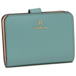 フルラ 二つ折り財布 カメリア ブルー ベージュ レディース FURLA WP00315 ARE000 2718S