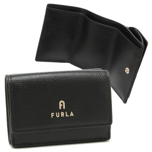 フルラ 三つ折り財布 カメリア Sサイズ ミニ財布 ブラック レディース FURLA WP00318 ARE000 O6000