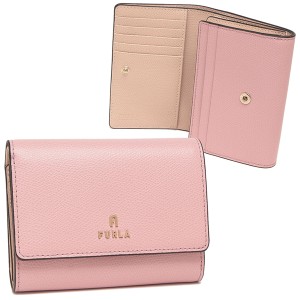 フルラ 二つ折り財布 カメリア ミニ財布 ピンク ベージュ レディース FURLA WP00325 ARE000 2715S