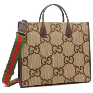 グッチ トートバッグ ジャンボGG キャンバス ブラウン メンズ GUCCI 678839 UKMDG 2570 A4対応