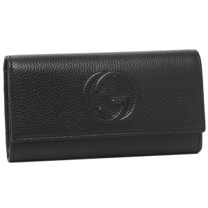 グッチ アウトレット 長財布 ブラック レディース GUCCI 598206 A7M0G 1000